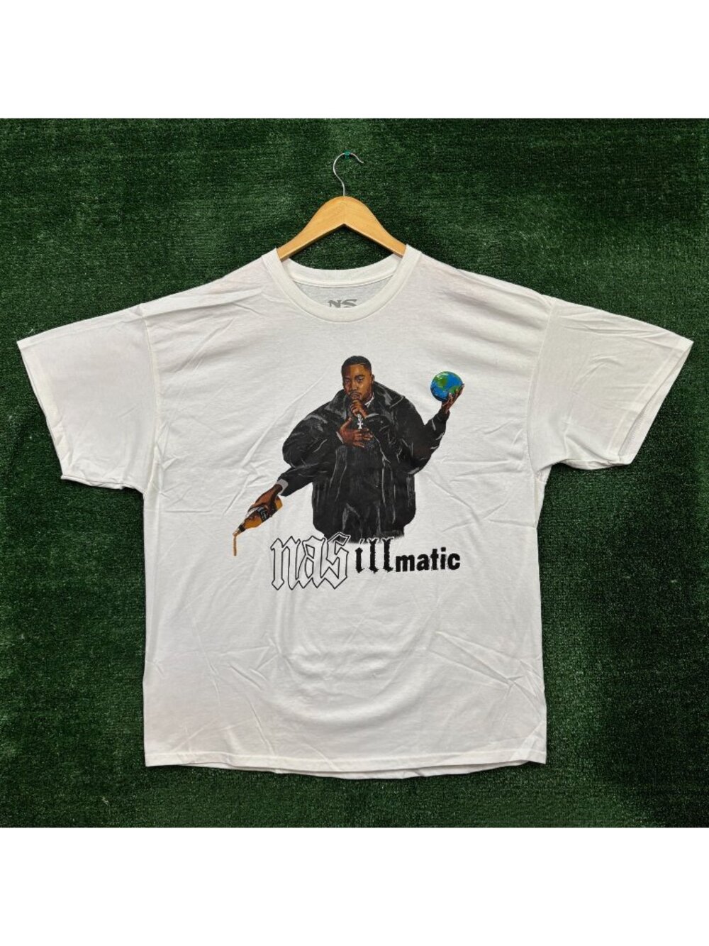 Nas Illmatic Album Hip-Hop Poster T-Shirt Size 2XL